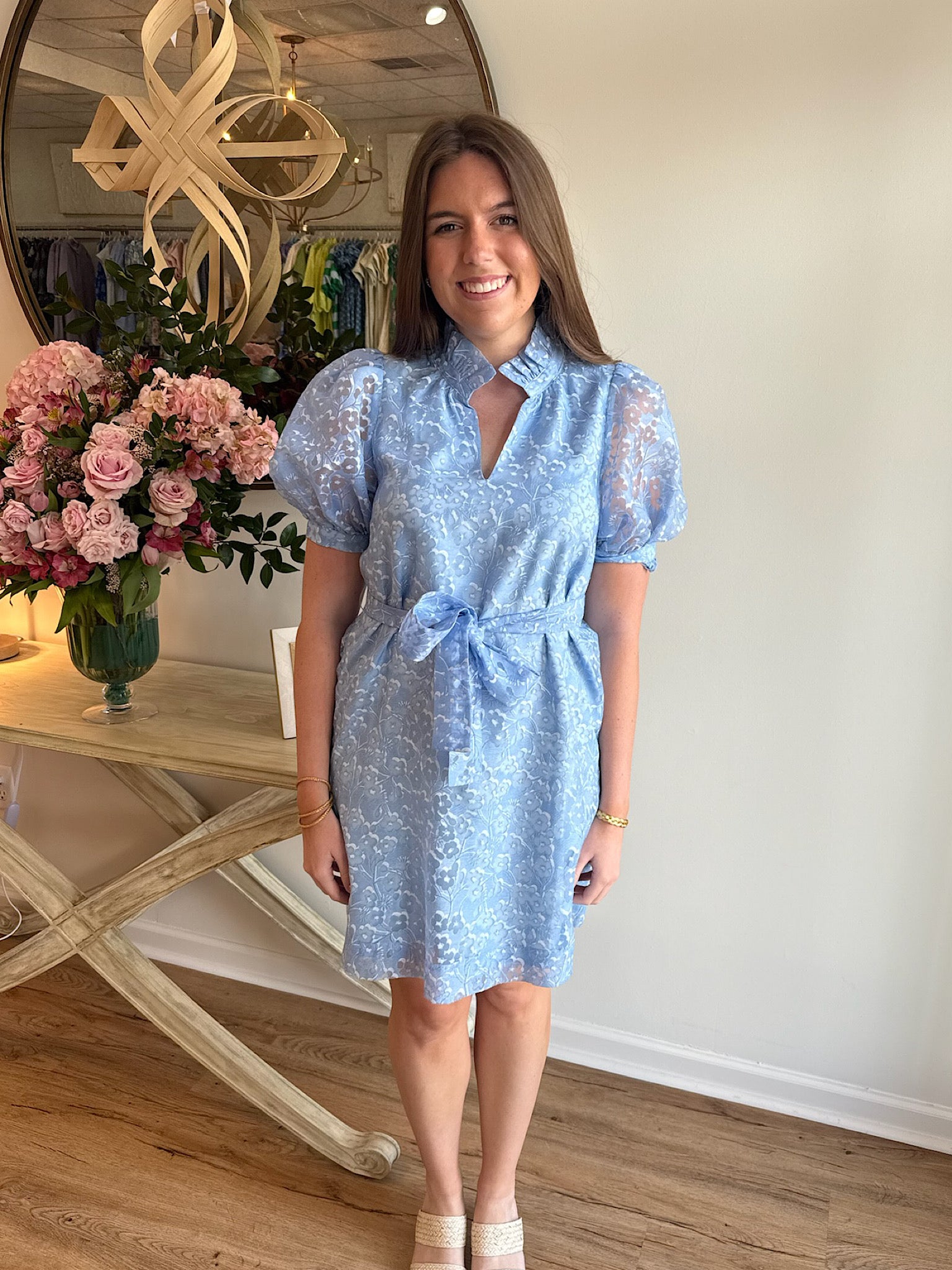 FINAL SALE: The Jade Mistflowers Dress