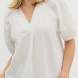 The Ella Top in White