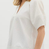 The Ella Top in White