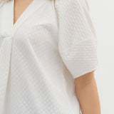The Ella Top in White