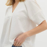 The Ella Top in White