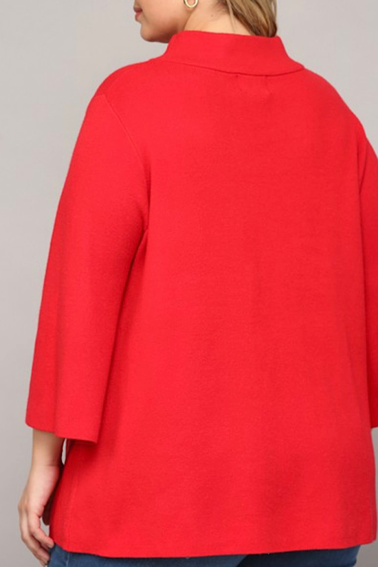 The Margaret Sweater in Red