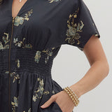 The Betsy Dress in Black Floral