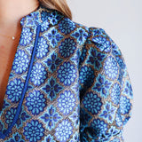Jade Gilded Trellis Dress