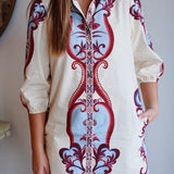 The Maude Ava Dress in Arabesque