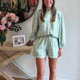 Victoria Dunn Emerson Short in Lush Meadow