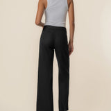 Kut from the Kloth Meg Linen Wide Leg in Black