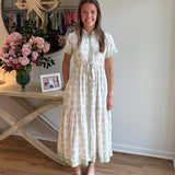 Victoria Dunn Belle Dress in Mint Julep