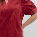 Floral Textured Top