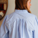 The Elle Button Down in Blue