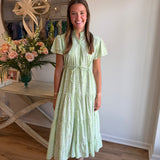 Victoria Dunn Magnolia Flutter in Light Green