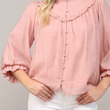 The Penelope Top in Mauve