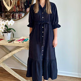 Holly Shae Catherine in Black Cordoroy