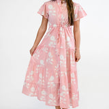 Victoria Dunn Magnolia Flutter in Rosewater