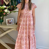 Madison Mathews Folly Dress in Medallion Mosaic
