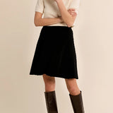 MB Short Sleeve Cowl Neck Sweater