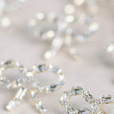 Sparkling Diamond Mini Holiday Statement Bow Earrings