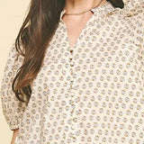 The Neutral Floral Top
