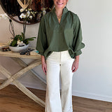 The Everyday Olive Top