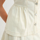 The Peplum and Flare Twill Set