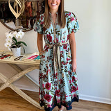 Maude Della Dress in Opal Mosaic