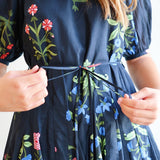 Delilah Dress in Black Floral