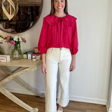 The Jenn Top in Rasberry