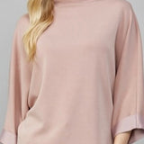 Modal Blend Mock Neck Top