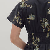The Betsy Dress in Black Floral