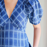 The Navy Plaid Dress