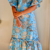 Fitzroy and Willa Soleil Dress in Carolina Bluebird