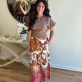 Maude Vicente Ada Skirt in Misty Ferns