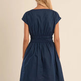 MB Navy Dress