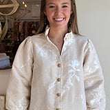 The Lauren Top in Taupe