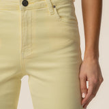 Kut from the Kloth Kelsey High Rise Ankle Length in Pastel Yellow
