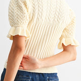 CABLE KNIT SWEATER