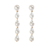 Natural Pearl Drop Earrings