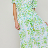 Bella Tu Riley Dress in Tulips-Blue