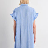 MB Sky Blue Stripe Dress