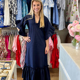 Fitzroy & Willa Soleil Dress in Navy