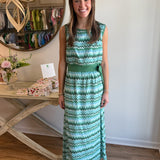 BEAU & RO Sullivan Skirt in Wave Green