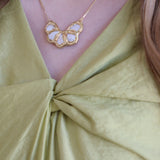 Cluster Pearl Slip Necklace