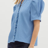 The Sally Top in Blue