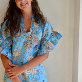 Fitzroy and Willa Soleil Dress in Carolina Bluebird