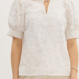 The Mila Top in White