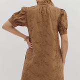 The Natalie Dress in Mocha