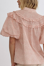 The Sylvie Top in Blush