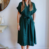 The Maude Opal Dress in Forrest