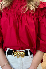 0 Elephant Belt Buckle