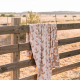 Thistle Blockprint Lightweight Blanket